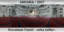 ANKARA Kocatepe Camii  Arka saflar