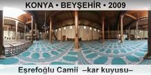 KONYA  BEYEHR Erefolu Camii  Kar kuyusu