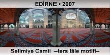 EDRNE Selimiye Camii  Ters lle motifi