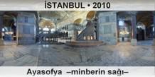 STANBUL Ayasofya Camii Minberin sa