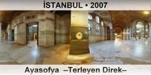 STANBUL Ayasofya Camii Terleyen Direk