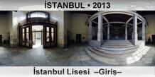 STANBUL stanbul Lisesi  Giri