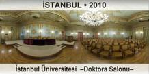 STANBUL stanbul niversitesi  Doktora Salonu