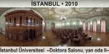 STANBUL stanbul niversitesi  Doktora Salonu, yan oda II